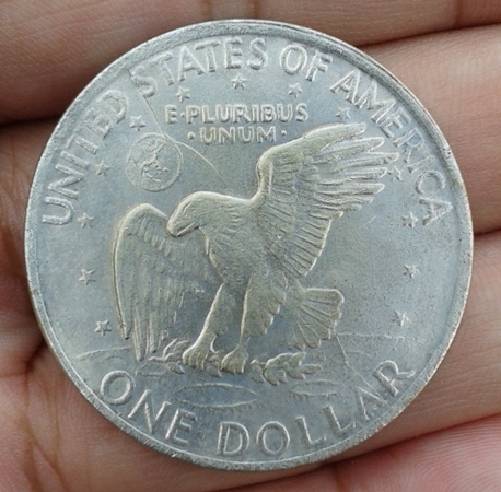 เหรียญต่างประเทศ UNITED STATUS OF AMERICA ONE DOLLER ปี 1971