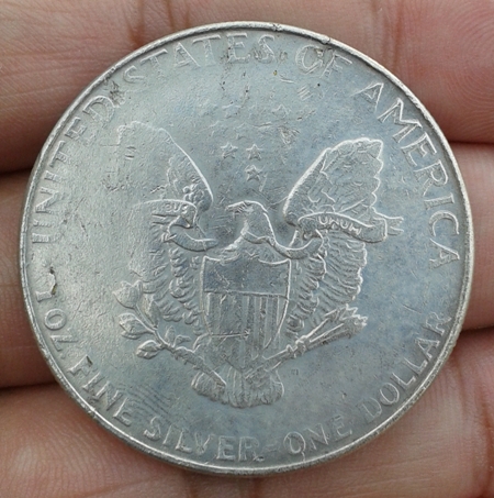 เหรียญต่างประเทศ UNITED STATUS OF AMERICA ONE DOLLER ปี 1906 เหรียญที่ 2
