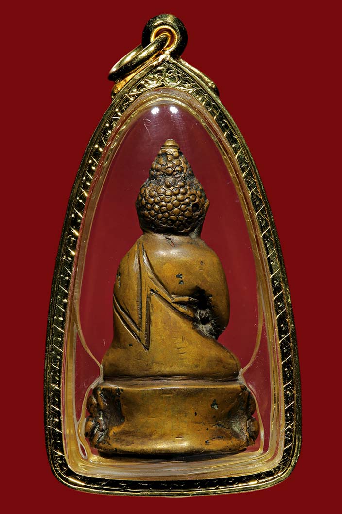 พระกริ่งเพชรกลับหลวงพ่อทบ วัดโบสถ์โพธิ์ทอง ปี2516 เลข 175