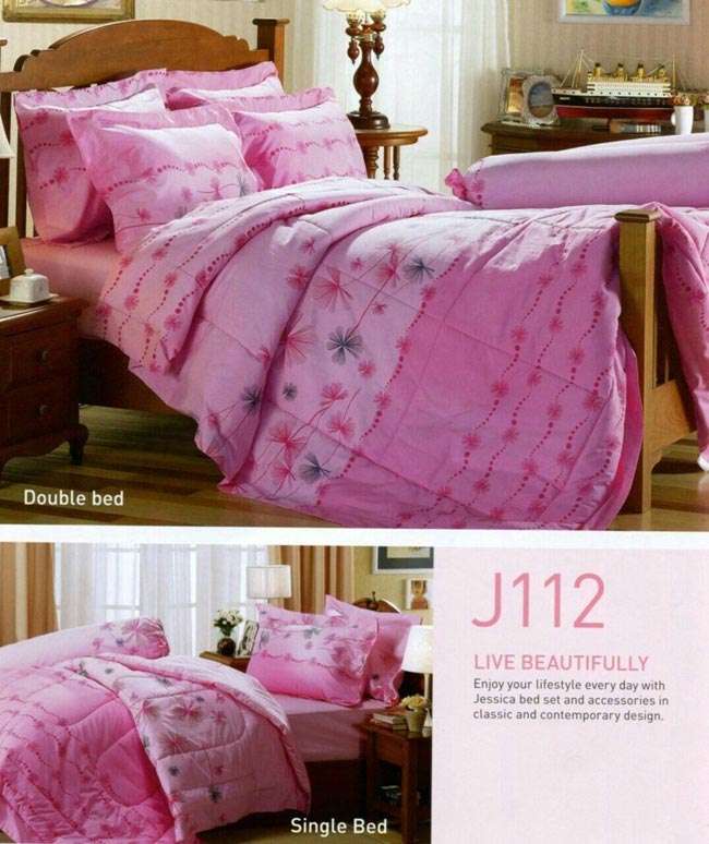ผ้าปูที่นอน Jessica (J) ชุดที่2