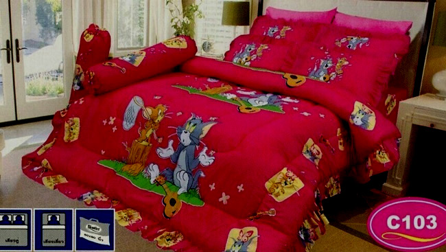 ผ้าปูที่นอน Satin ลิขสิทธิ์ ชุดที่4