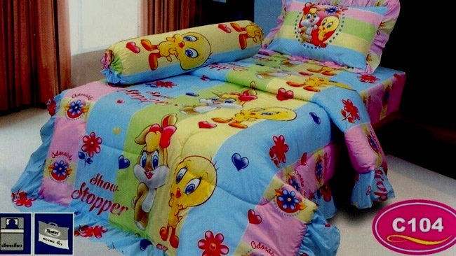 ผ้าปูที่นอน Satin ลิขสิทธิ์ ชุดที่4
