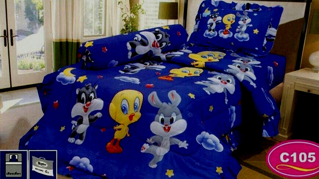 ผ้าปูที่นอน Satin ลิขสิทธิ์ ชุดที่4